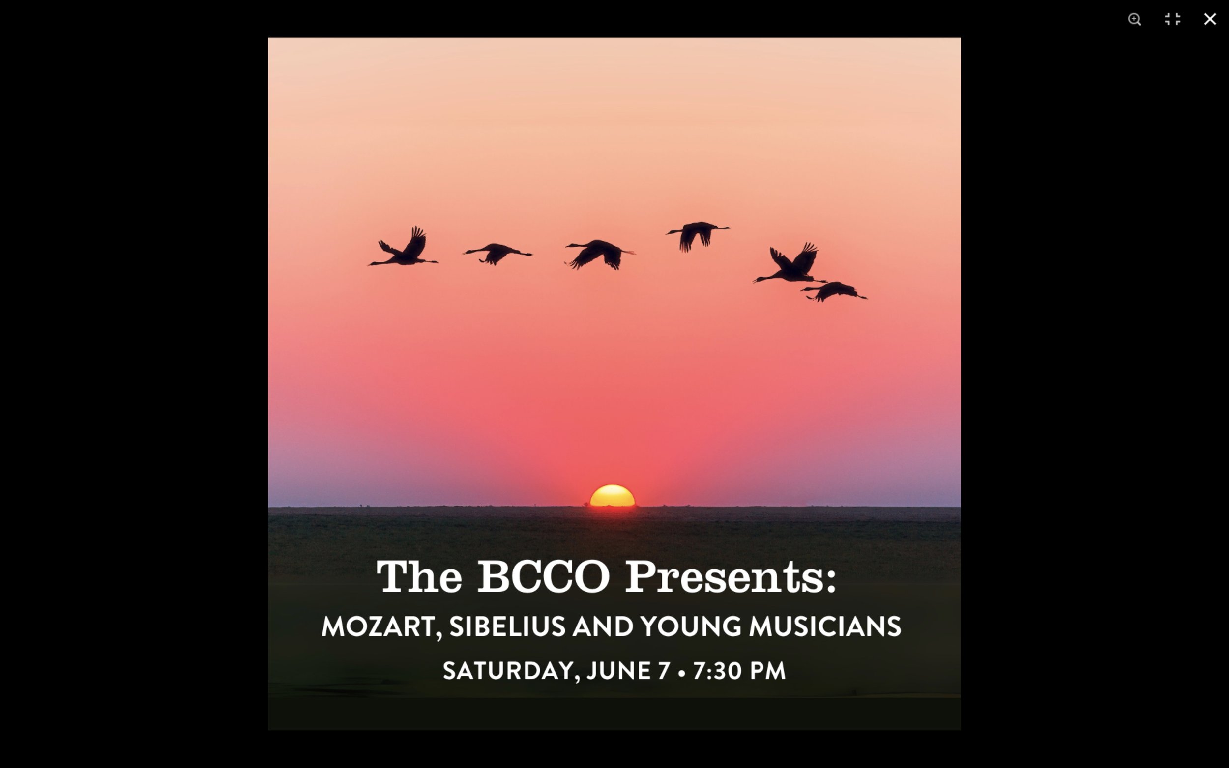 The BCCO Presents: Sibelius, Mozart, Shaw and Student Concerto Competition Winners