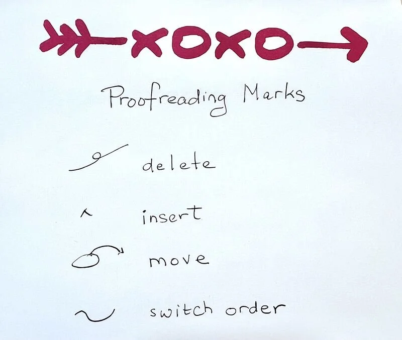 proofreading marks