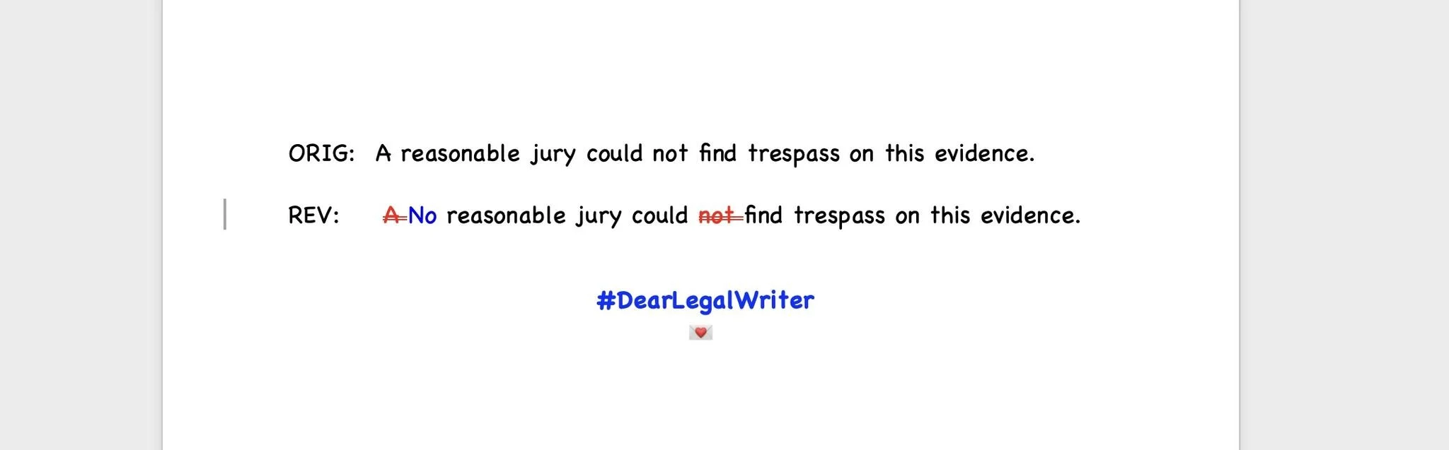 example of a simple edit to make writing more authoritative