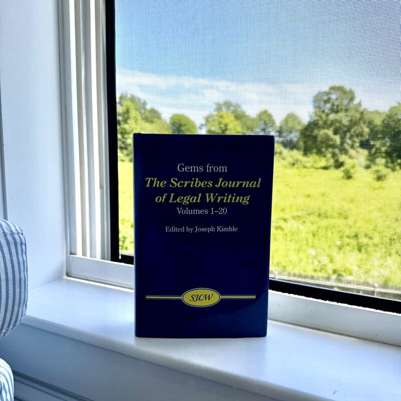 image of the book Gems from The Scribes Journal of Legal Writing: Volumes 1–20