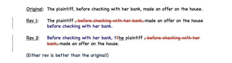 example of better comma usage