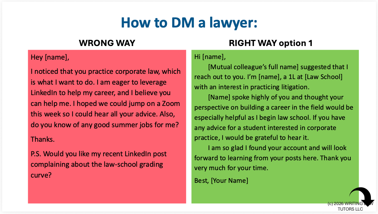 how to dm a lawyer graphic