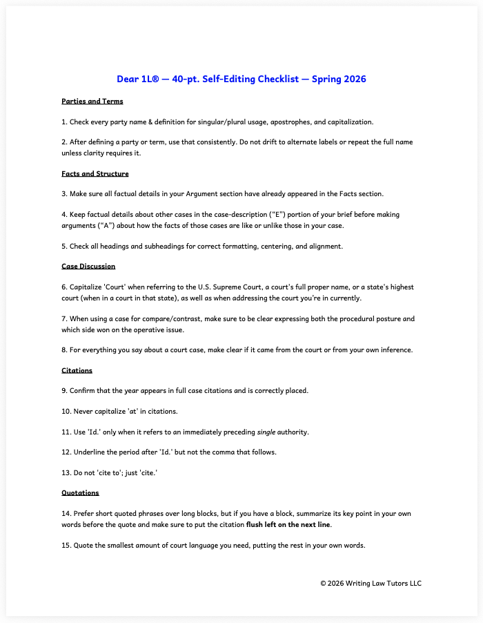 40py self-editing checklist