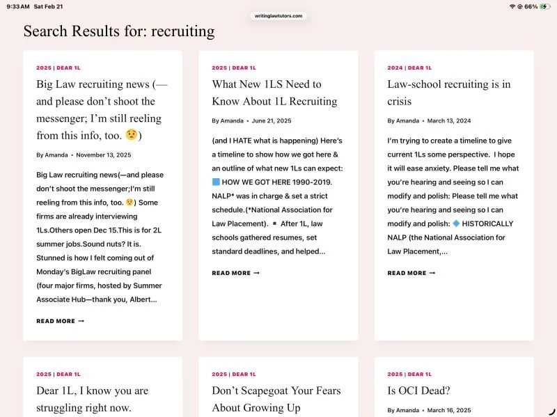 blog search results for recruiting