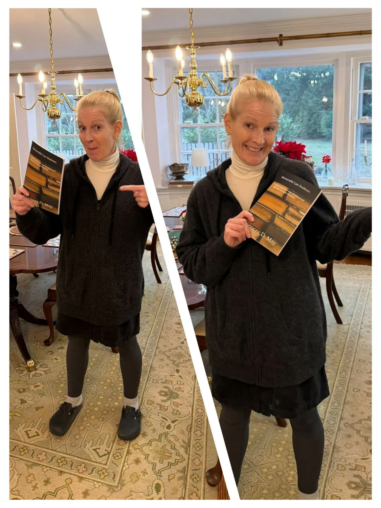 Amanda Haverstick with Spencer May's book