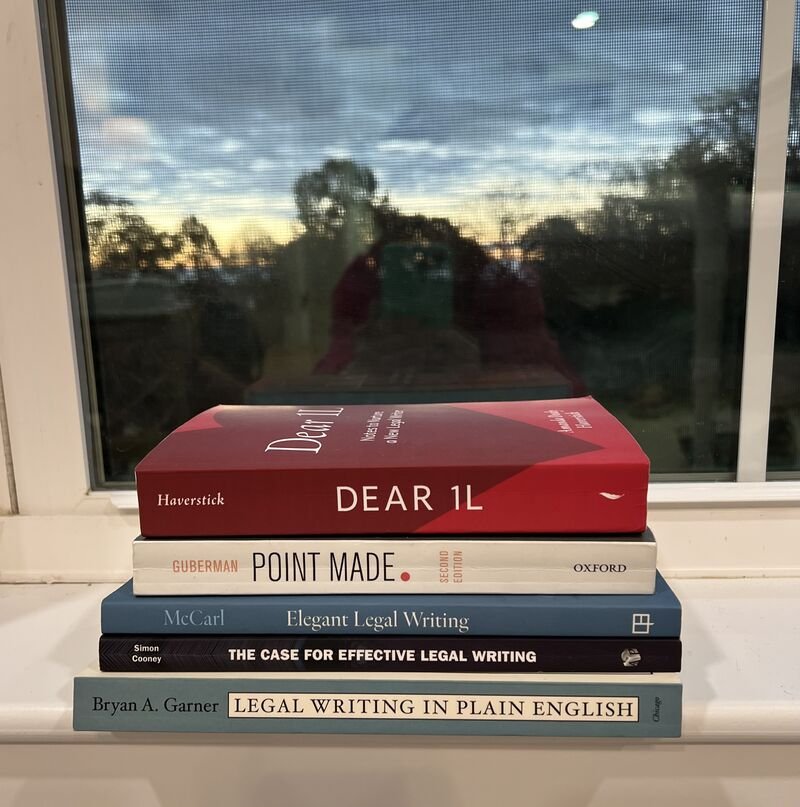 5 legal writing books