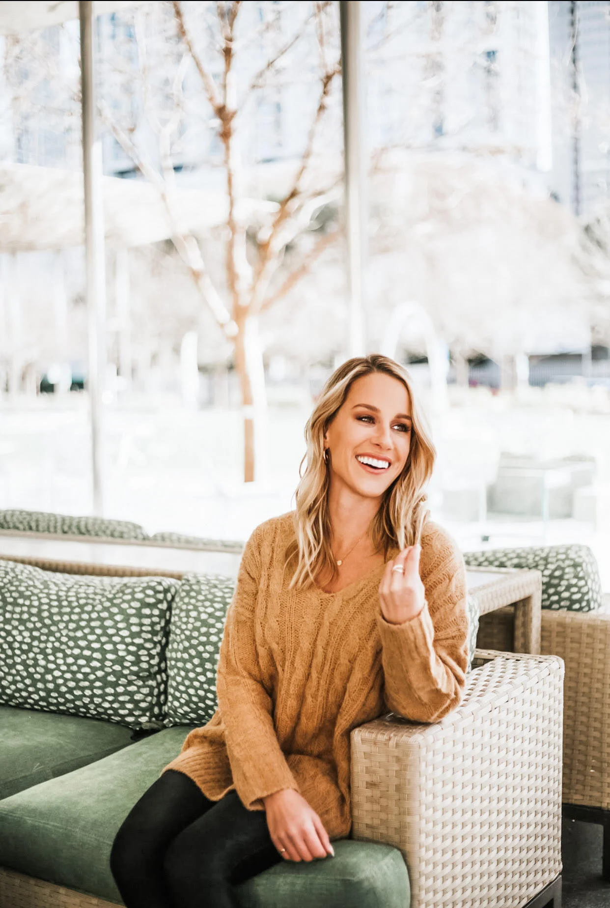 SHE WAS VERY OPEN AND HONEST