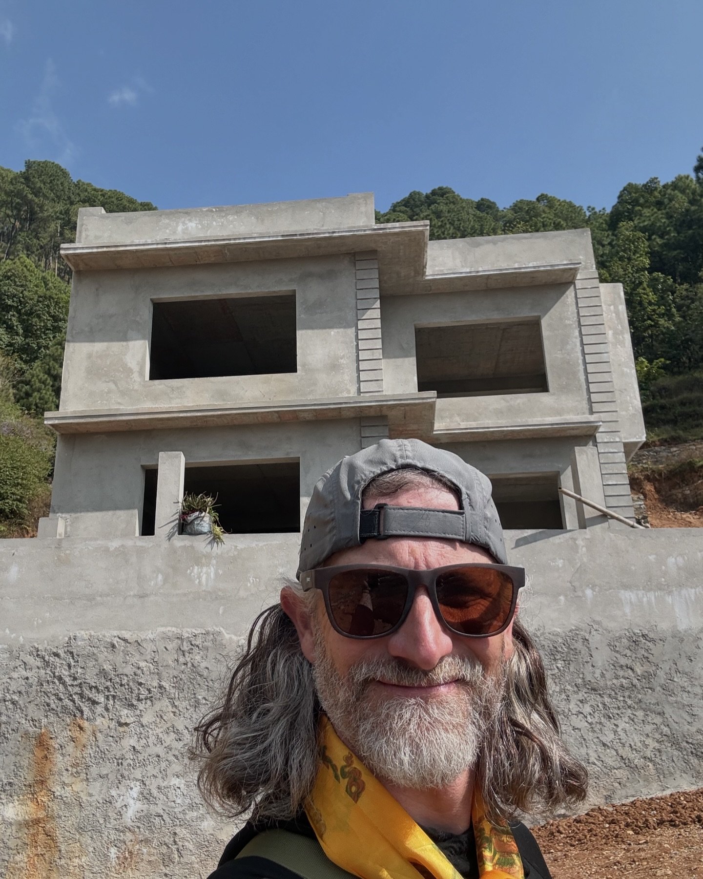 Today I had the privilege of touring the @miraraiinitiative training center under construction in Kathmandu. I also got to deliver the excess funds raised in support of  USA travel costs for @mira.rai  and @tenji38 . Thanks to everyone who donated.