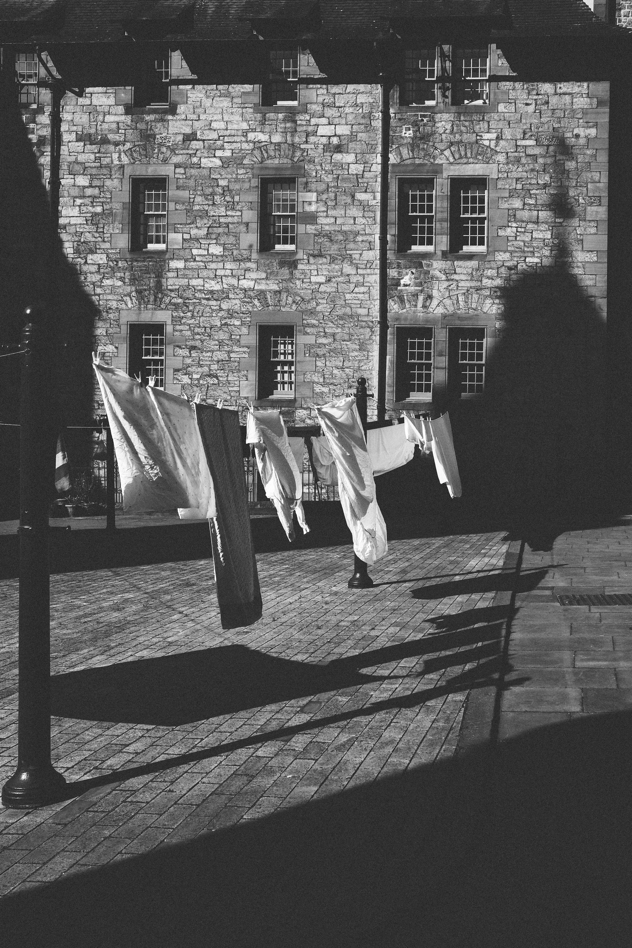 Fine art travel photograph of courtyard in Edinburgh Scotland