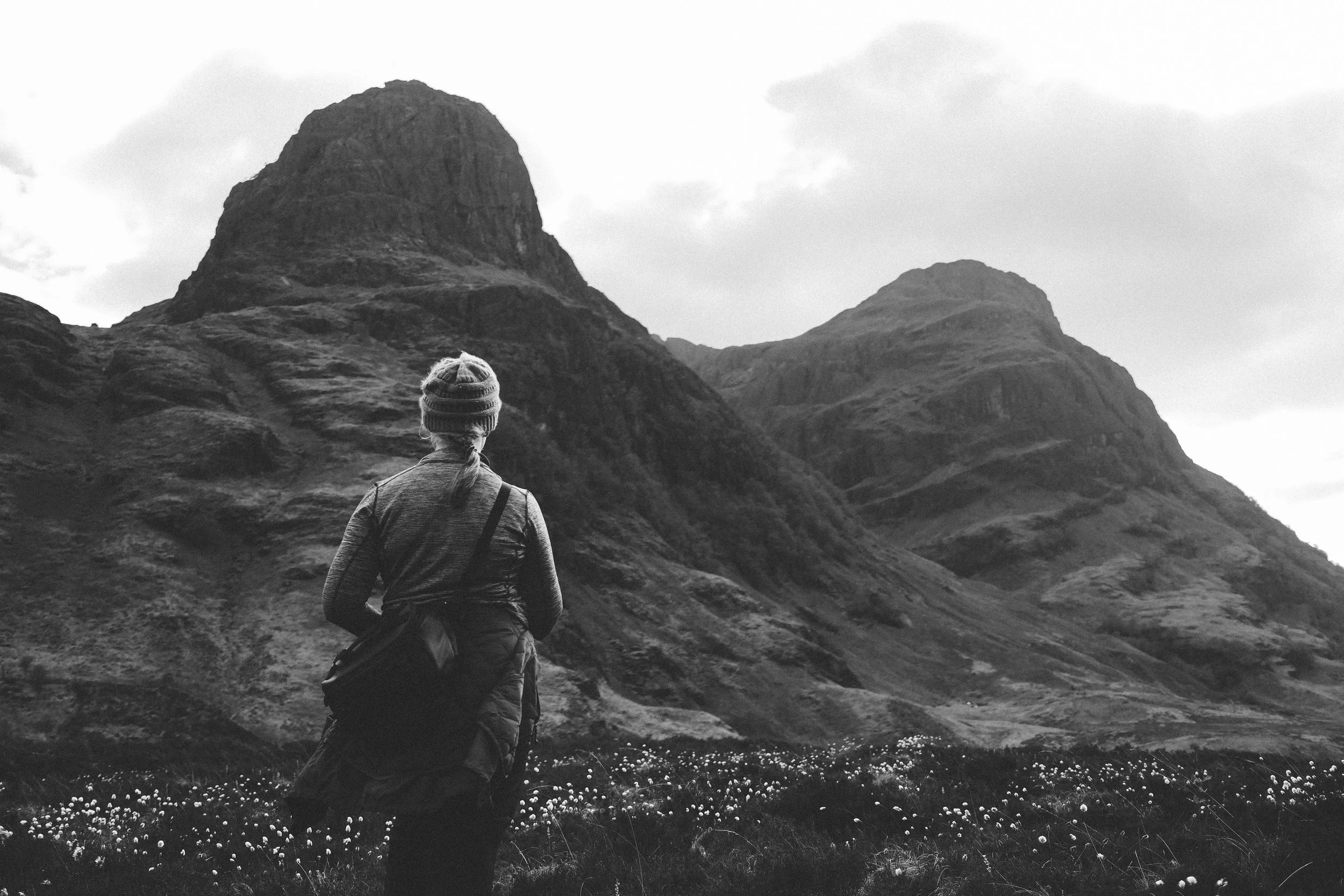 Portrait of a travel photograper in Scotland