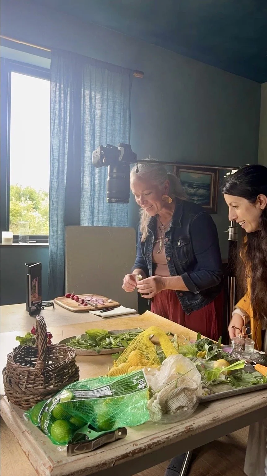 Jama Finney and Eva Kosmas Flores Food Styling Session