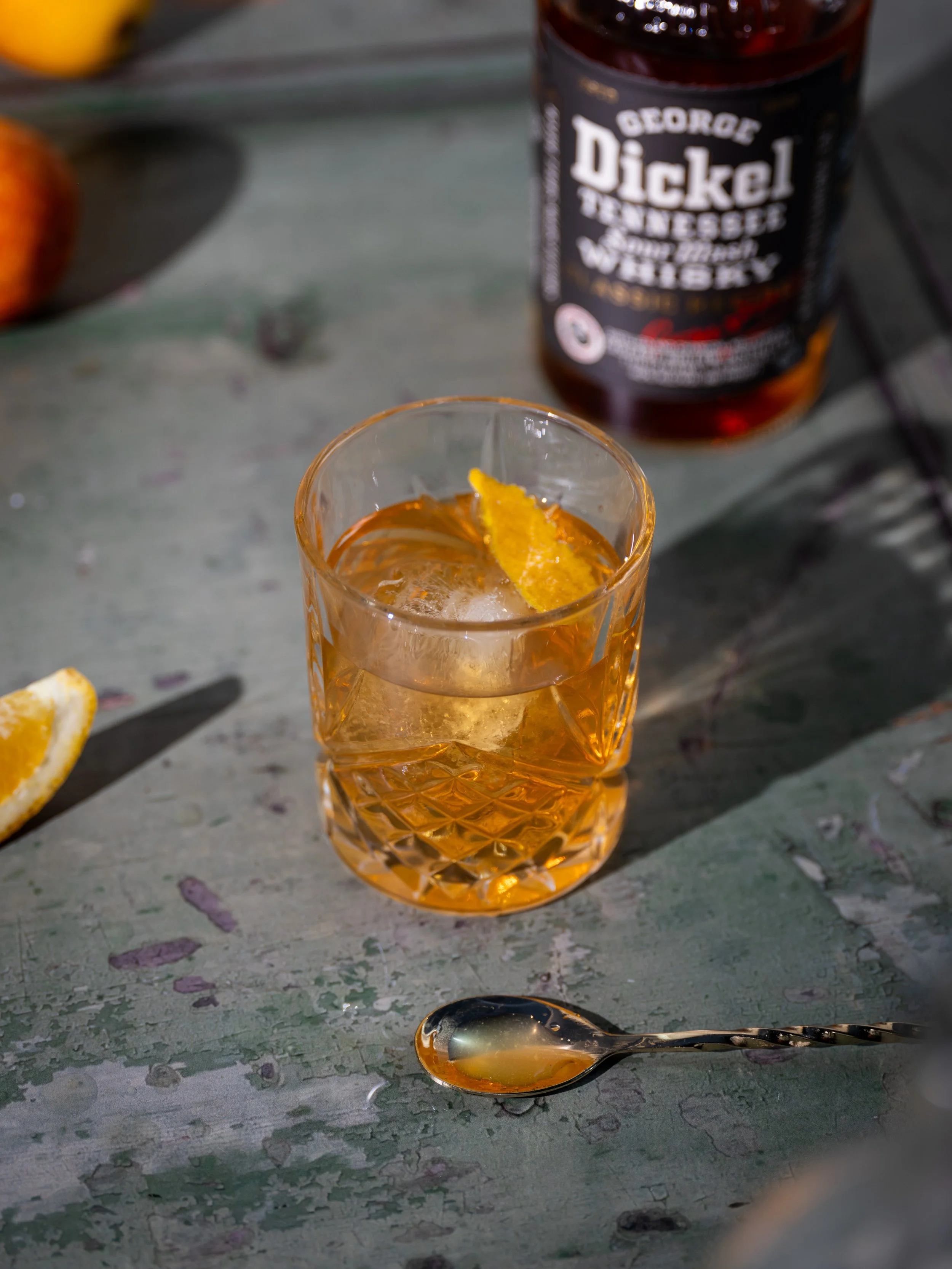 Traditional Old Fashioned with George Dickel Sour Mash Whisky