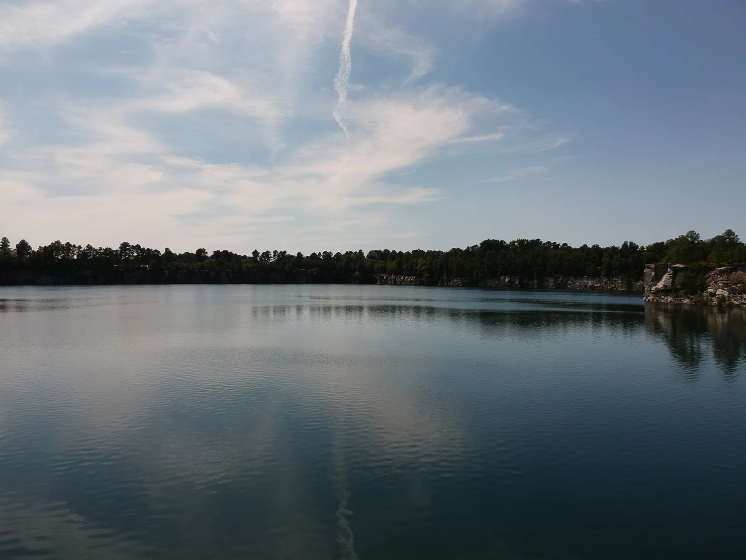 A view of Fantasy Lake from the park's history collection