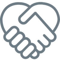 Clasped hands icon