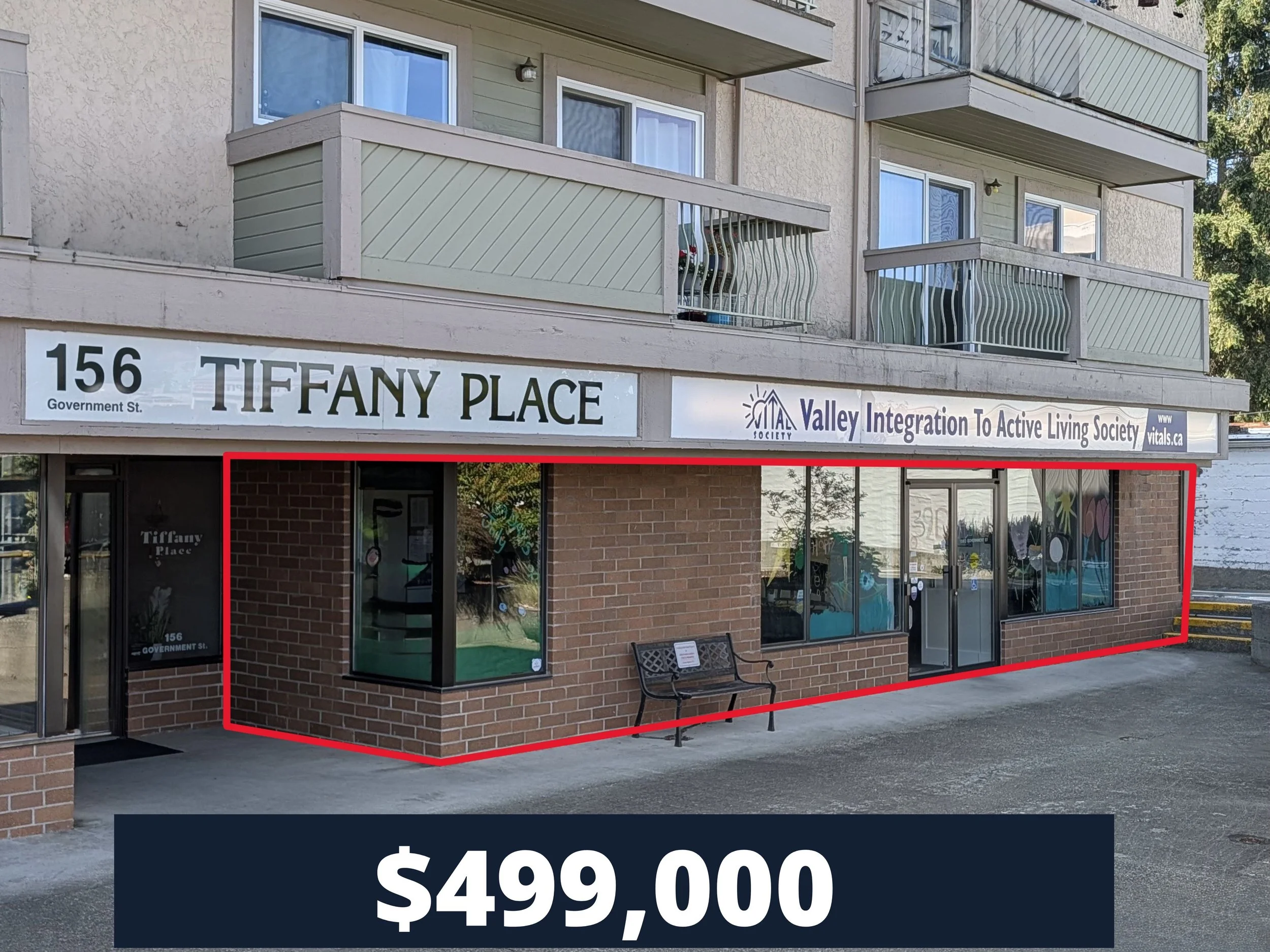 D - 156 Government St.
Duncan, BC 
V9L 1A2
MLS# 1043236