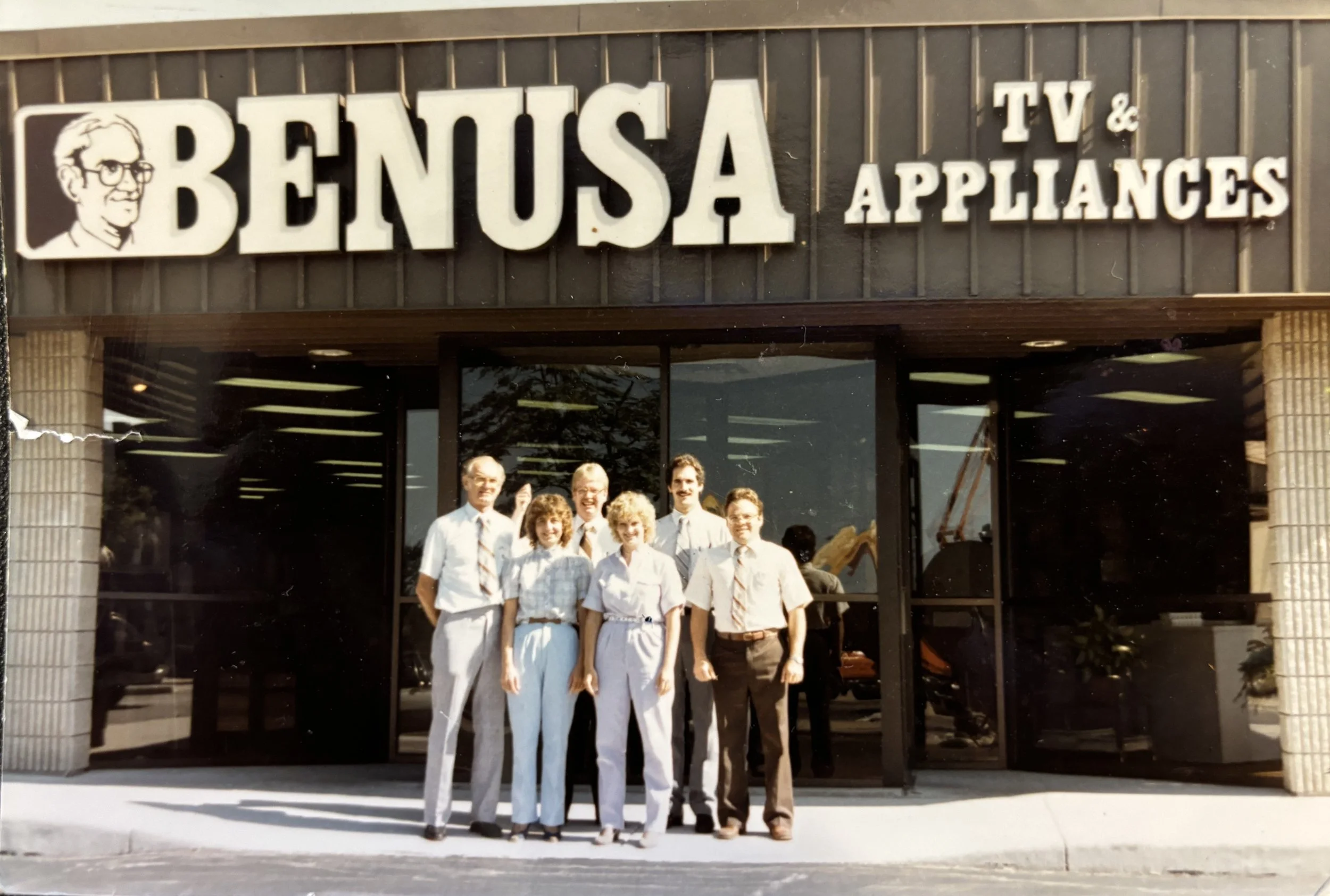 Benusa TV & Appliances - Kyle Benusa's grandfather's store in St. Cloud, Minnesota