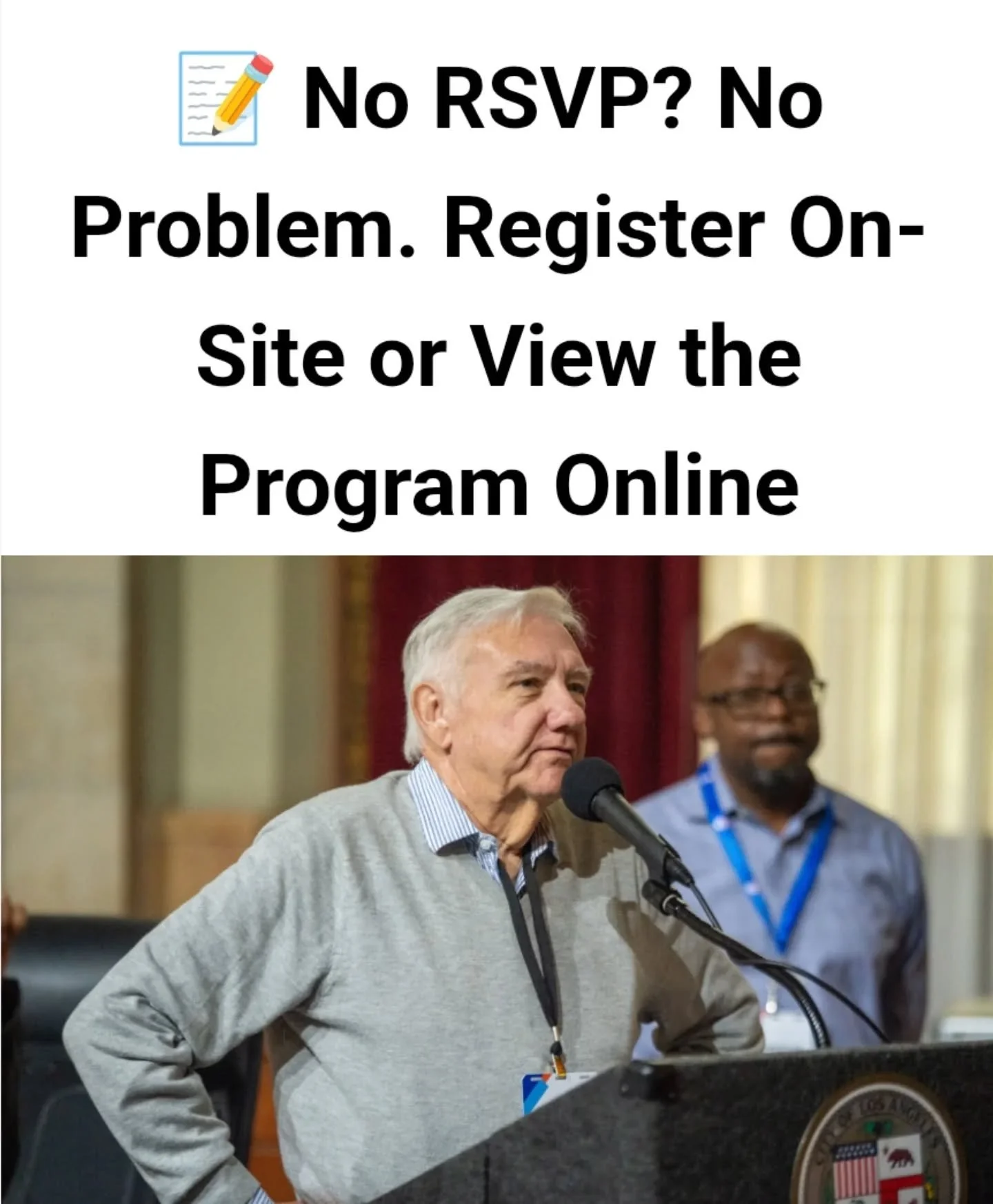 Everyone is welcome to attend our free, citywide convening. Whether you&rsquo;re a Neighborhood Council member, stakeholder, youth leader, or simply curious about how local government works, the Congress is open to all Angelenos.

If you are not able