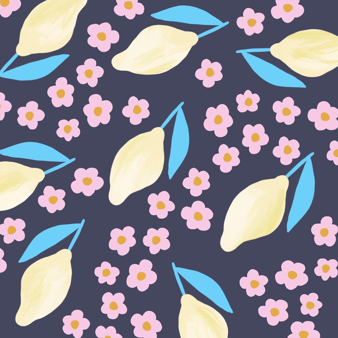 When you start doodling and end up with lemons 🍋 Swipe to see the process video for this one. My brain couldn&rsquo;t pick a direction!

#sketchbook #procreate #digitalsketchbook #createeveryday #printandpattern #surfacepatterndesign #artistmother #