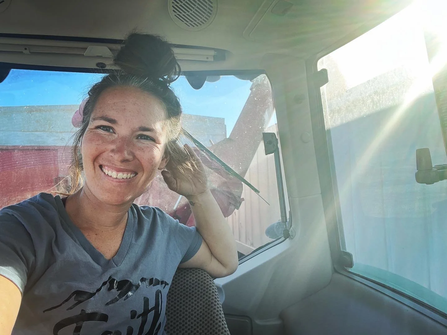 I’m turned loose … in a Grain Cart?!  