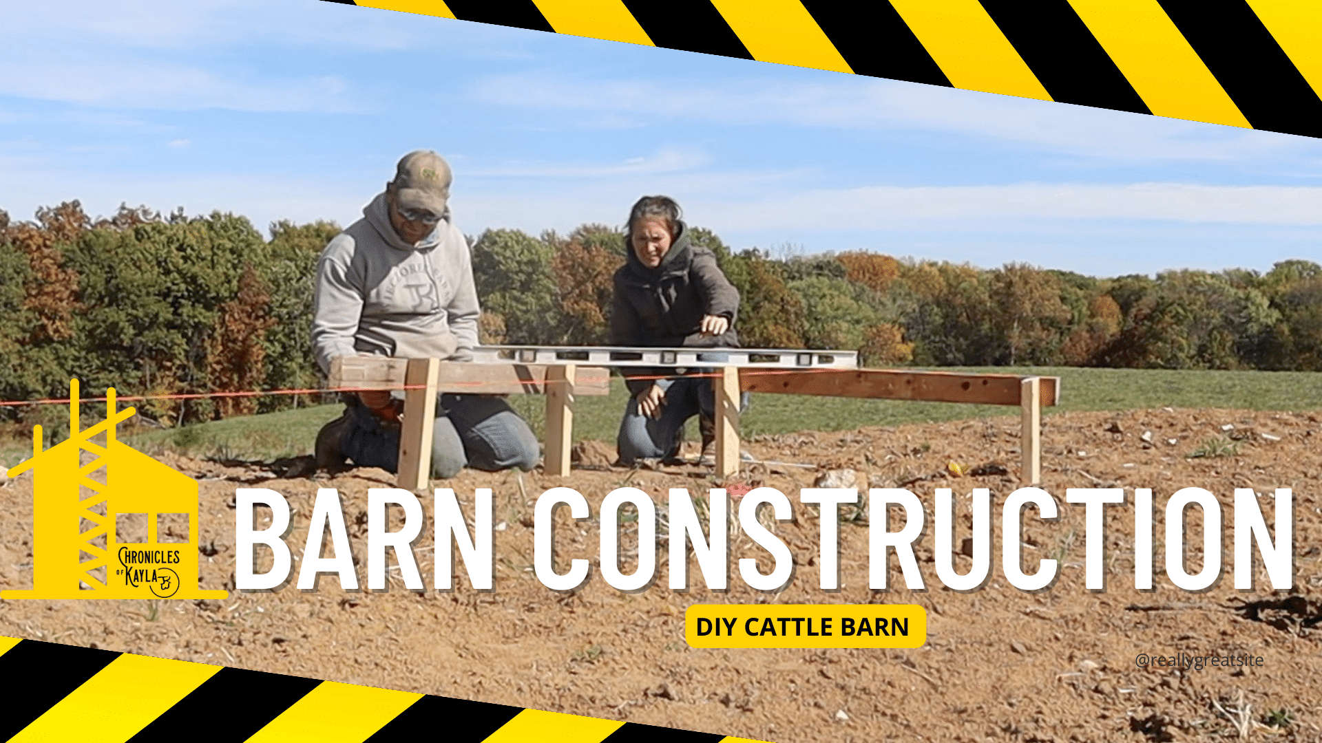 Barn Construction ~ the beginning 🚧