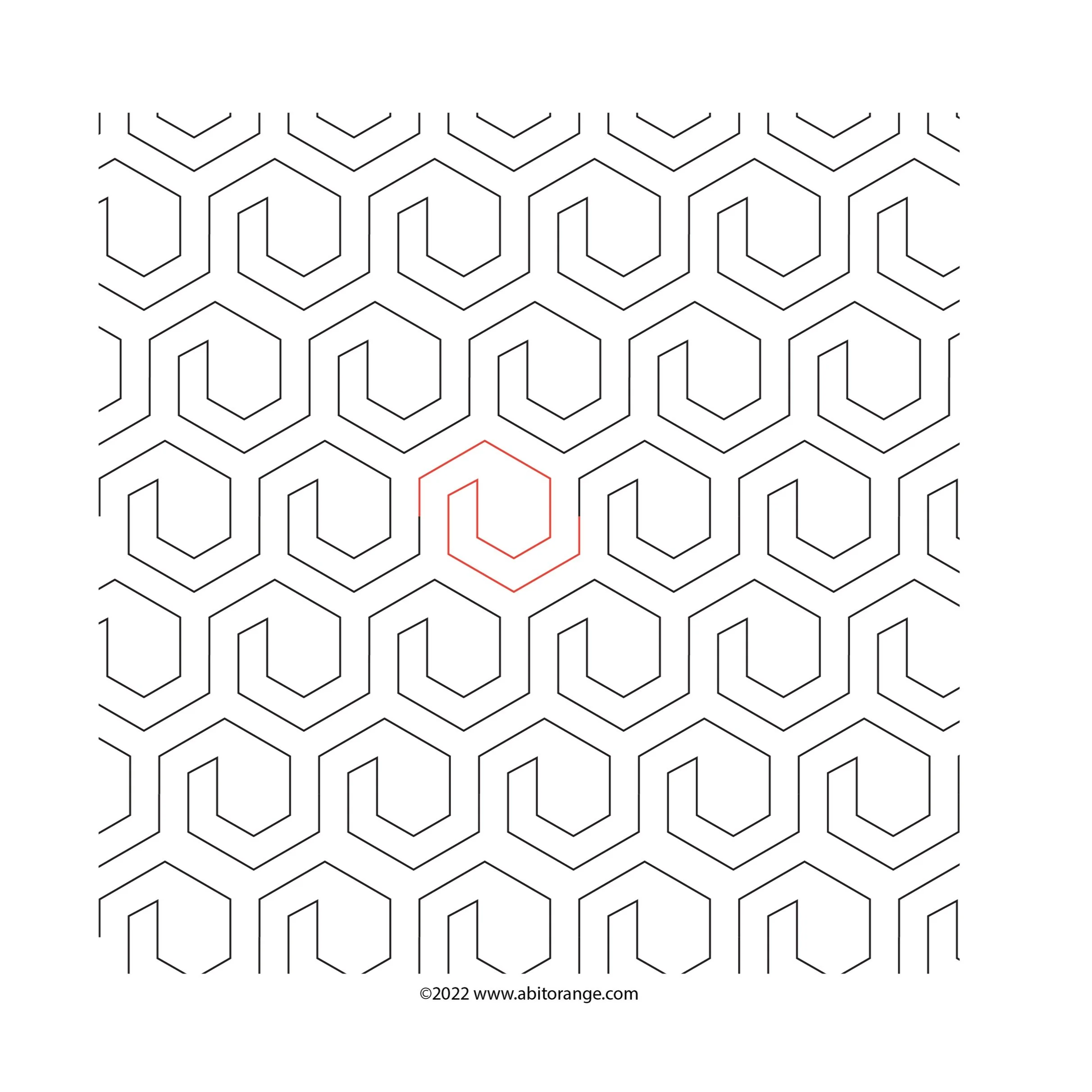 Unbound E2E Digital quilting design/pattern for longarm