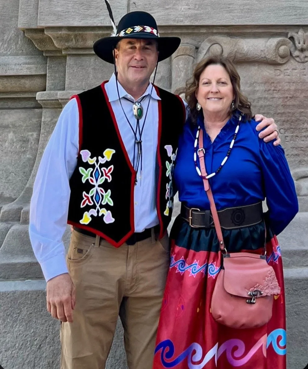 @dianaroberts_ in her Southeastern Splendor Holiday Skirt and Sun Circles Belt &ndash; Love it! Thank you for sharing, Diana! ☀️⁠
⁠
We LOVE to see how you style your L A Deer Apparel pieces - send us a DM with your own outfit photos ✨️⁠
.⁠
.⁠
.⁠
#mvs