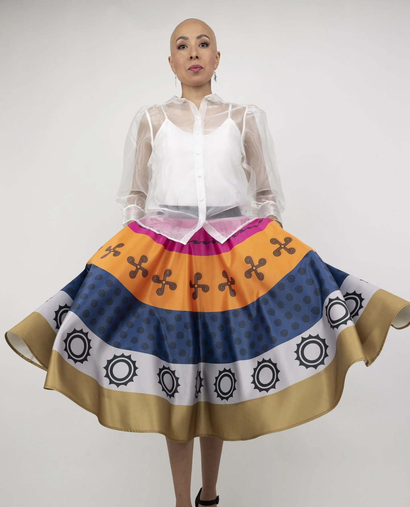 Happy new year! 💫⁠
⁠
The 2024 Holiday skirt is a perennial multicolor favorite. Here's to more colorful days ahead 🌈⁠
⁠
Model: @haulisioux⁠
Photo: @okgf_imgs⁠
.⁠
.⁠
.⁠
#mvskoke #oklahoma #buynative #wip #muscogee #indigenous #shopsmall #indigenousf