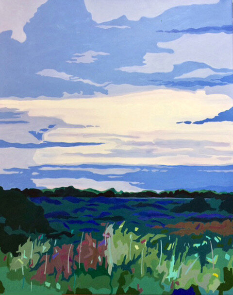 Heath Twilight 76 x 61 oil on canvas click here for enquiries