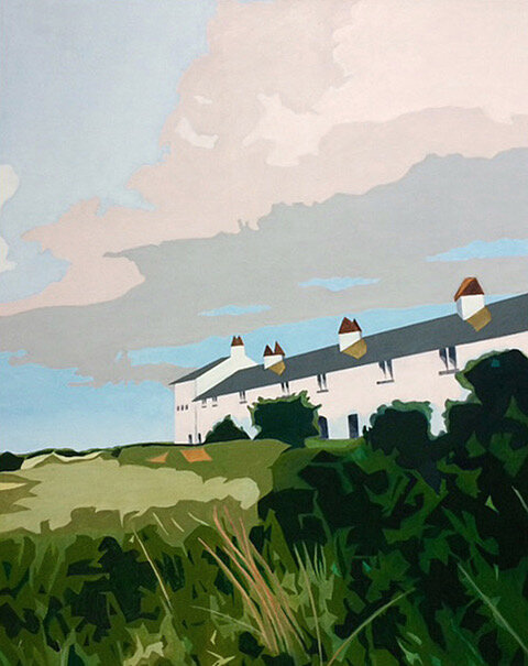  Coast Guard Cottages 76 x 61  oil on canvas   click here for enquiries  