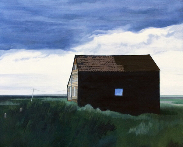 ’Savoy’ hut 40.6 x 50.8 oil on canvas click here for enquiries