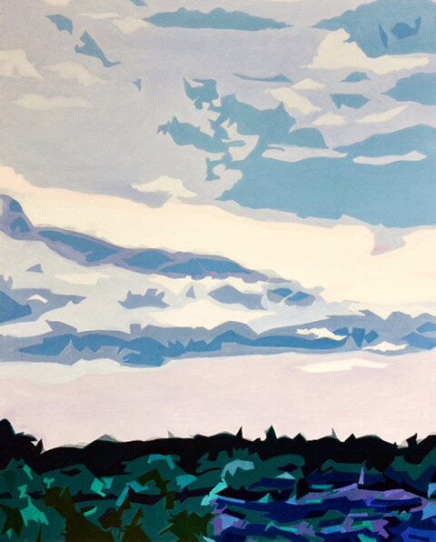 Cloud & Heath 76 x 61 oil on canvas click here for enquiries