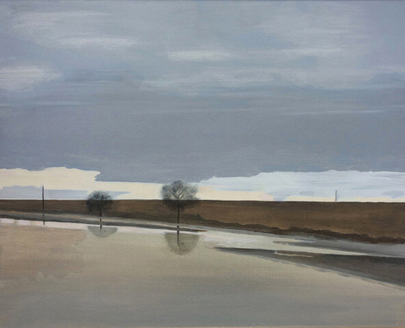 Buss Creek 40.6 x 50.8 oil on canvas click here for enquiries