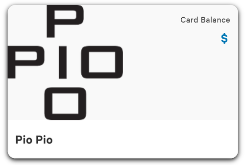 Gift Cards — Pio Pio Restaurants