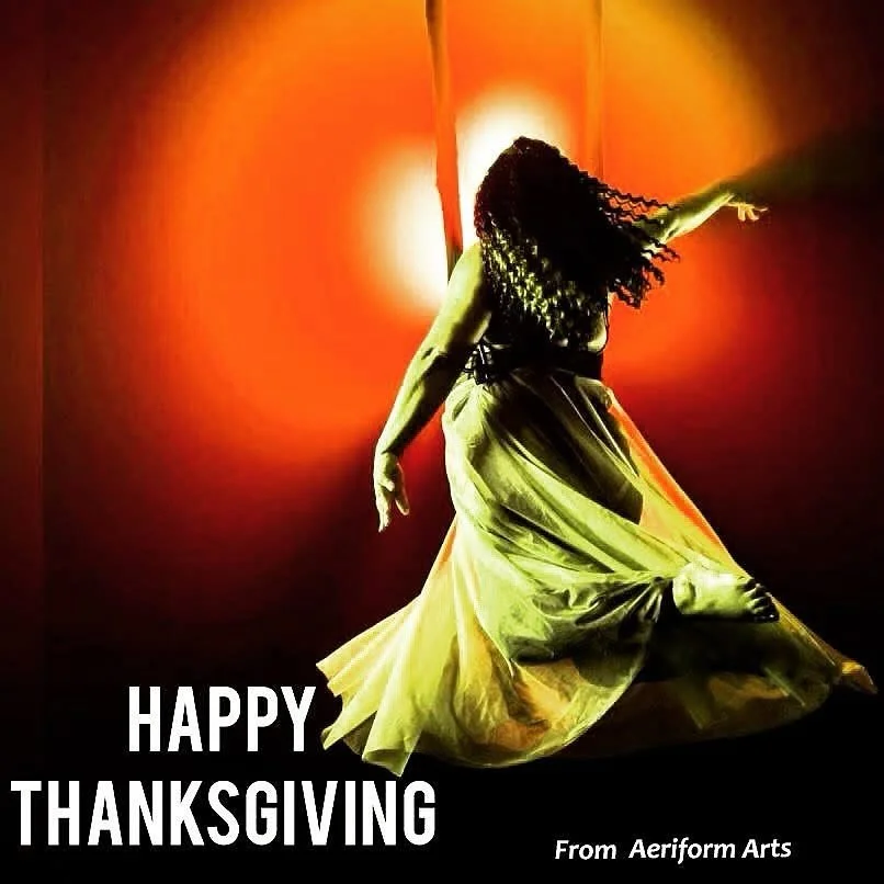 Have a very, merry, bendy, spinning, food, flight, friend &amp; family filled Thanksgiving Everyone! #community #aeriformies