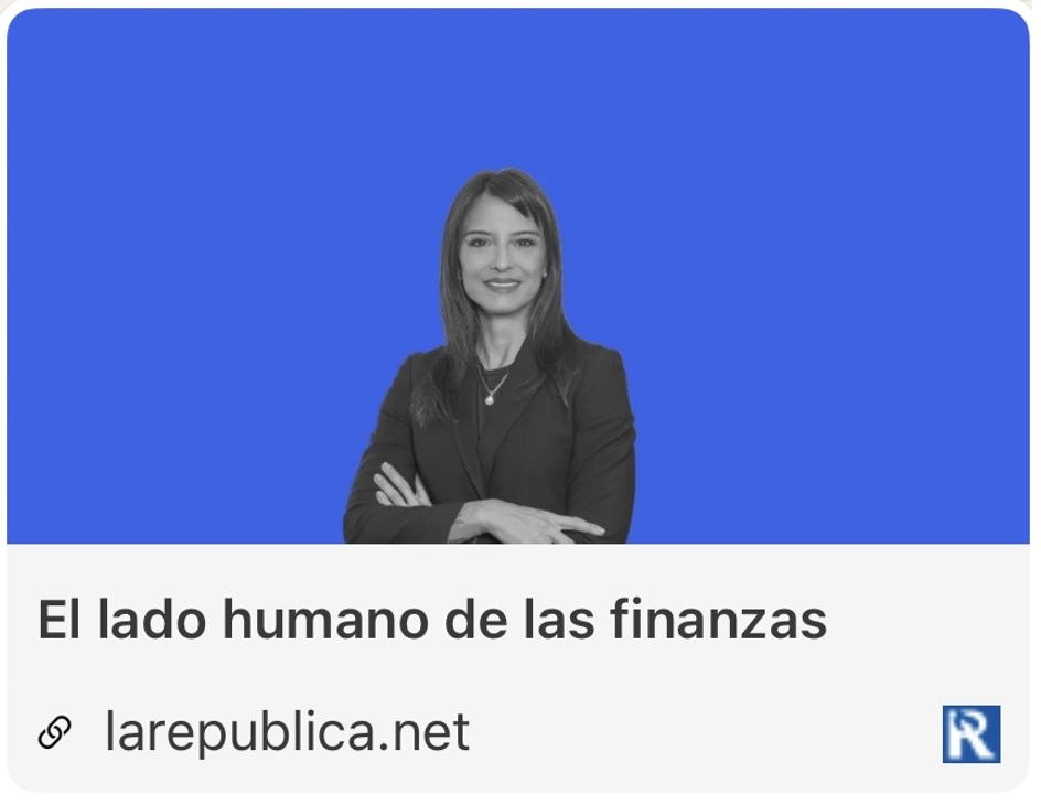 El lado humano de las finanzas. Crédito viene de creer