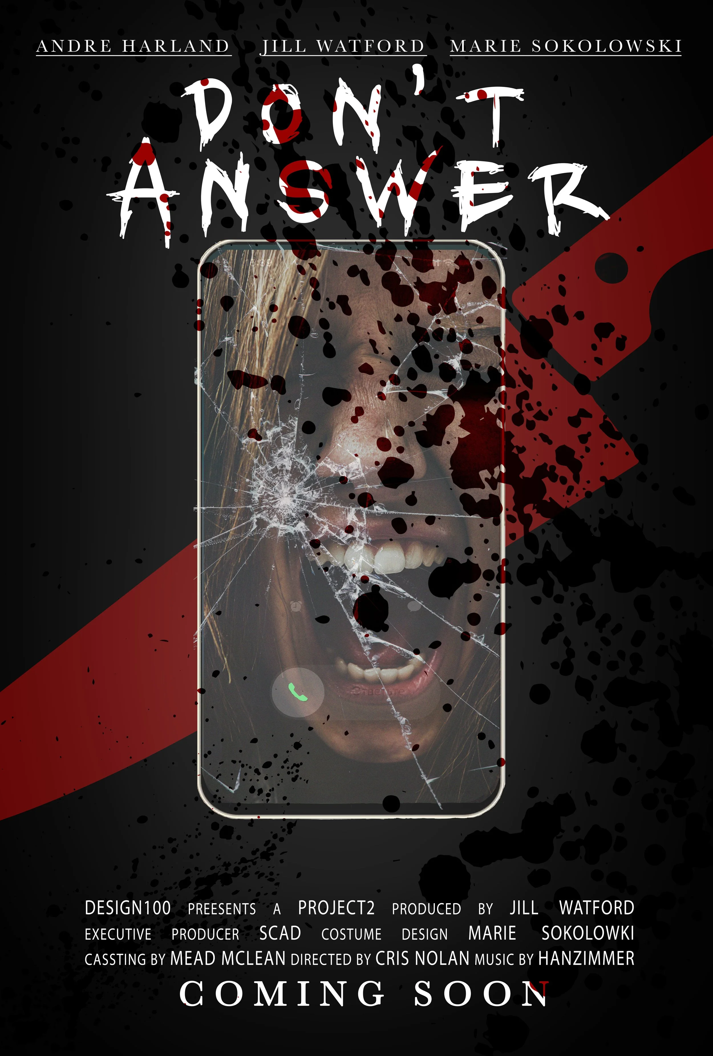 Design 1. Hypothetical Movie Poster.