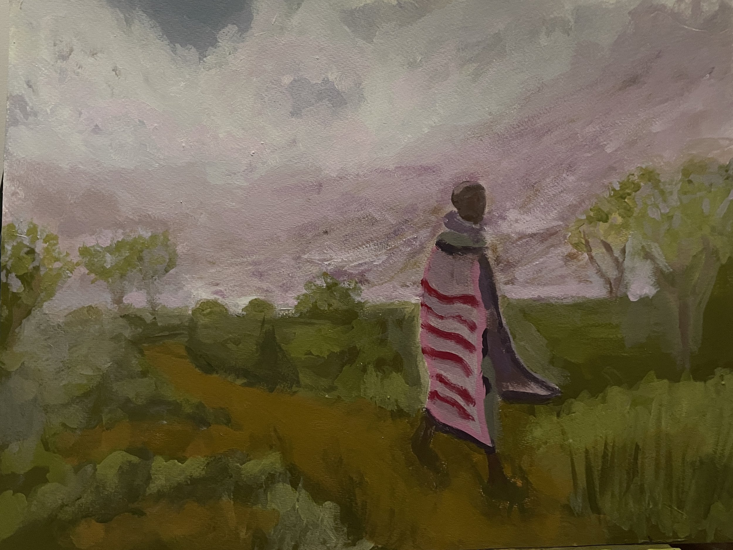Painting 1. Figure within an Environment.