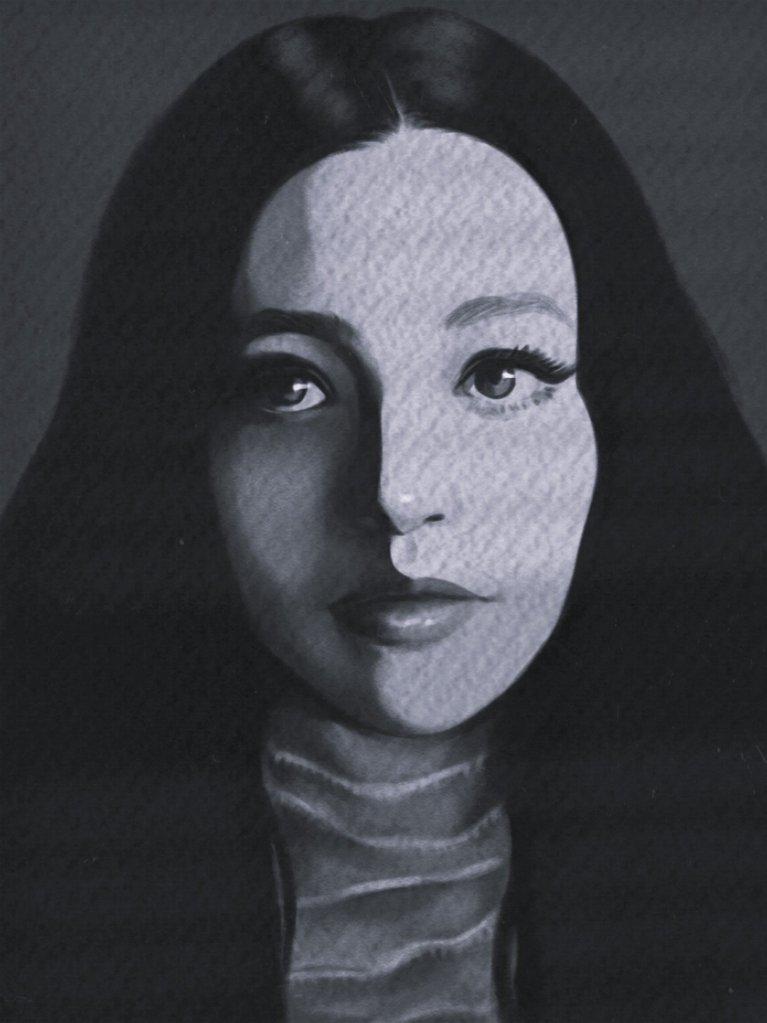 Intro to Digital Art. Figure Study.