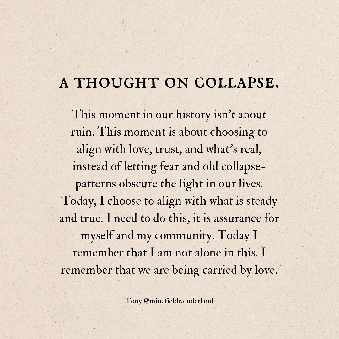 Something I needed to say to myself that I felt like sharing with you, friends.