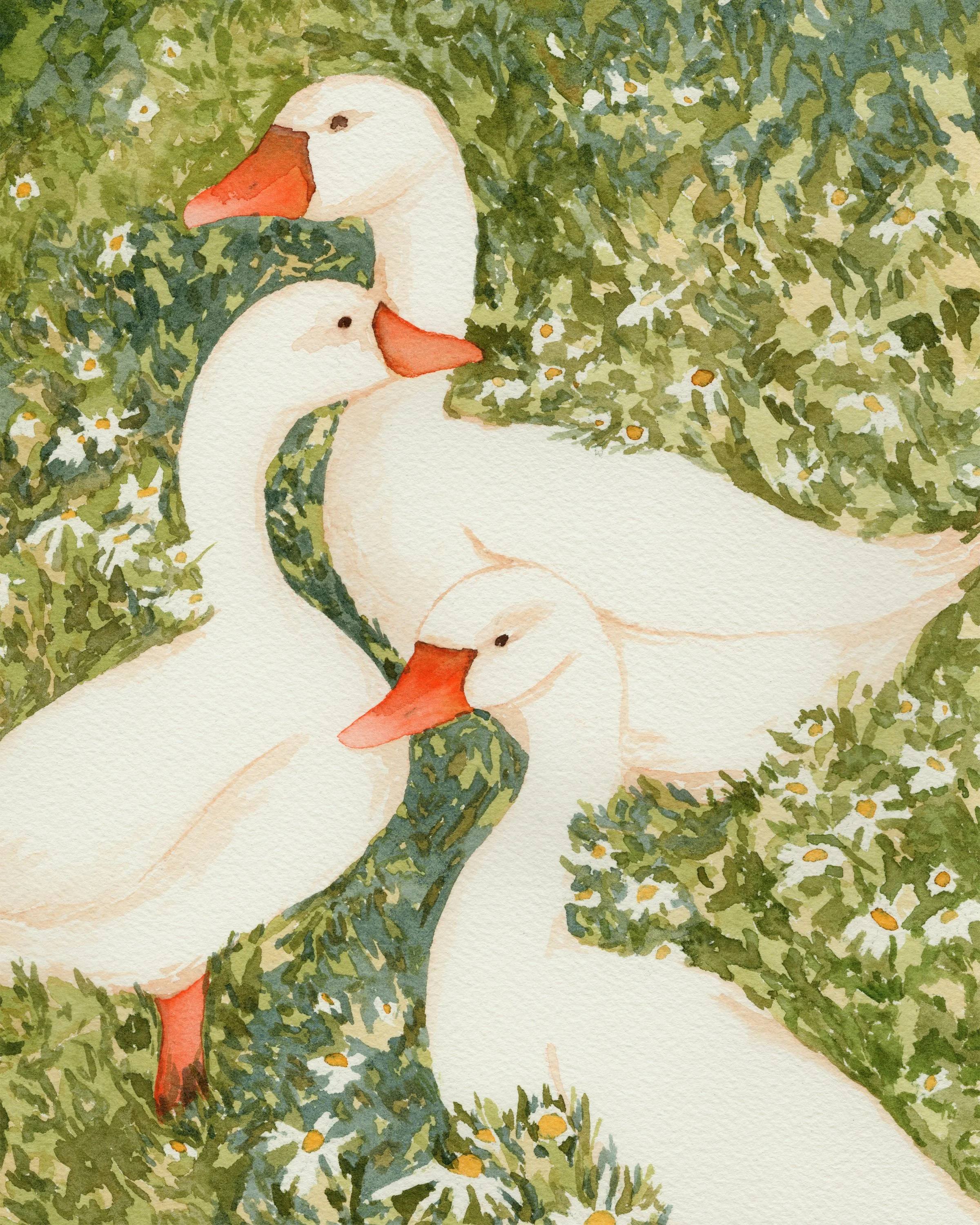 Geese 8 x 10 inches sm.jpg