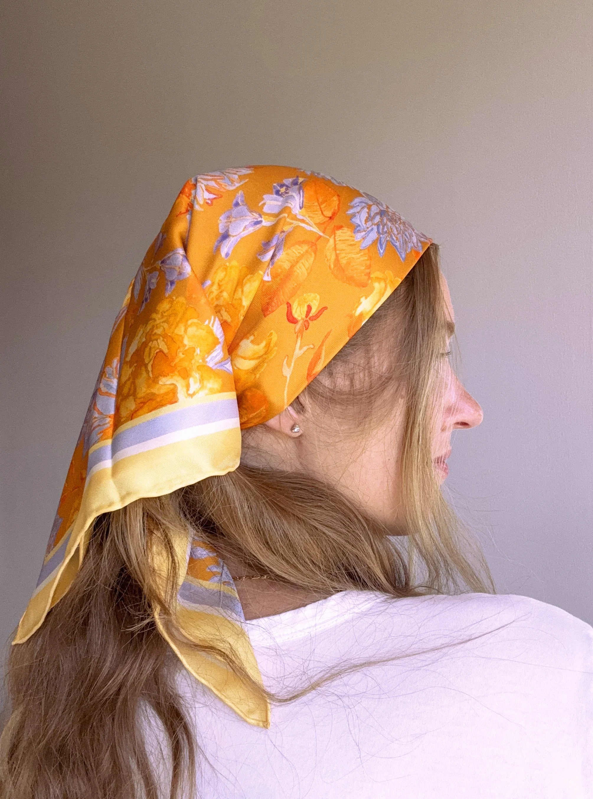 Marigold Silk Scarf