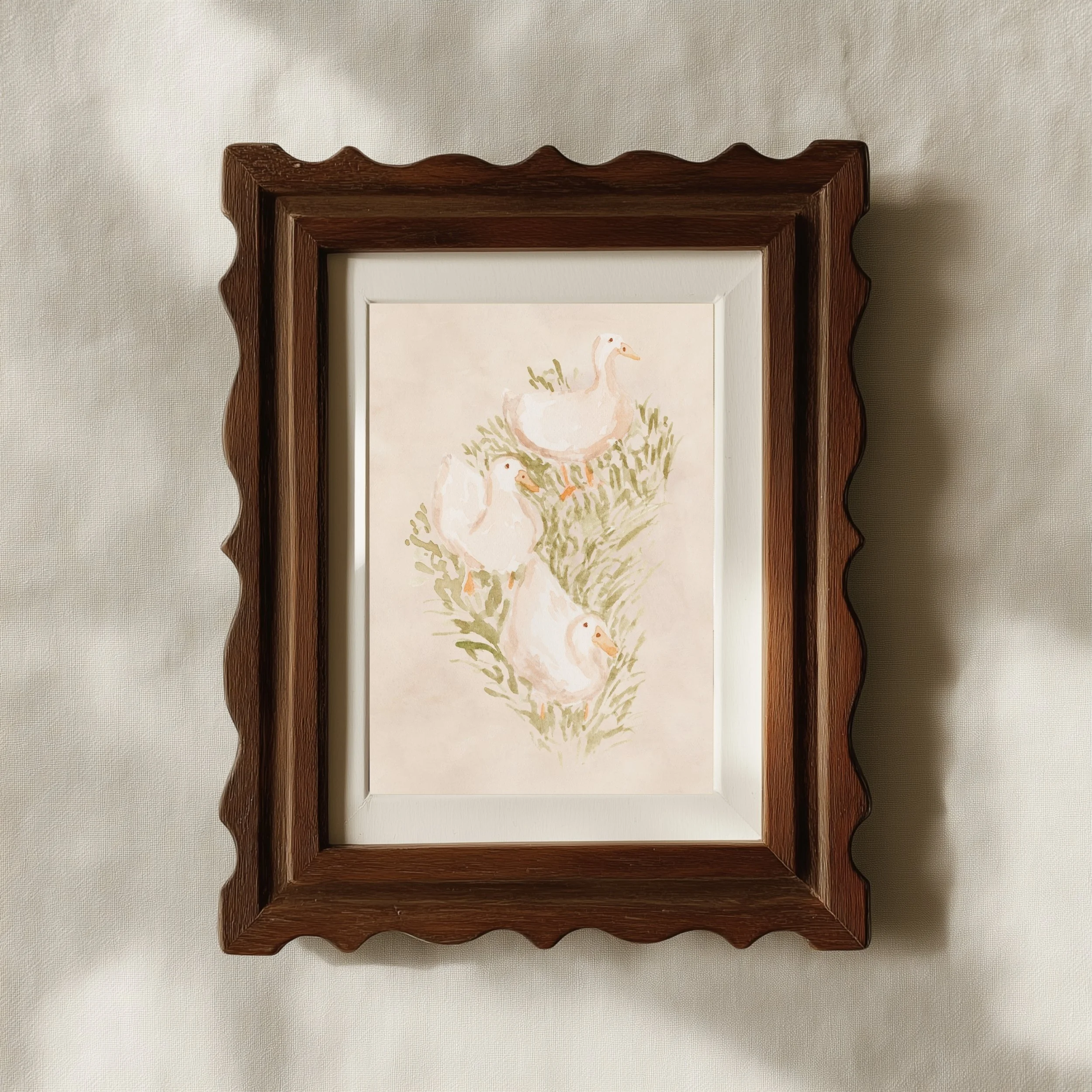 Duck Trio Woodland Mini - Print