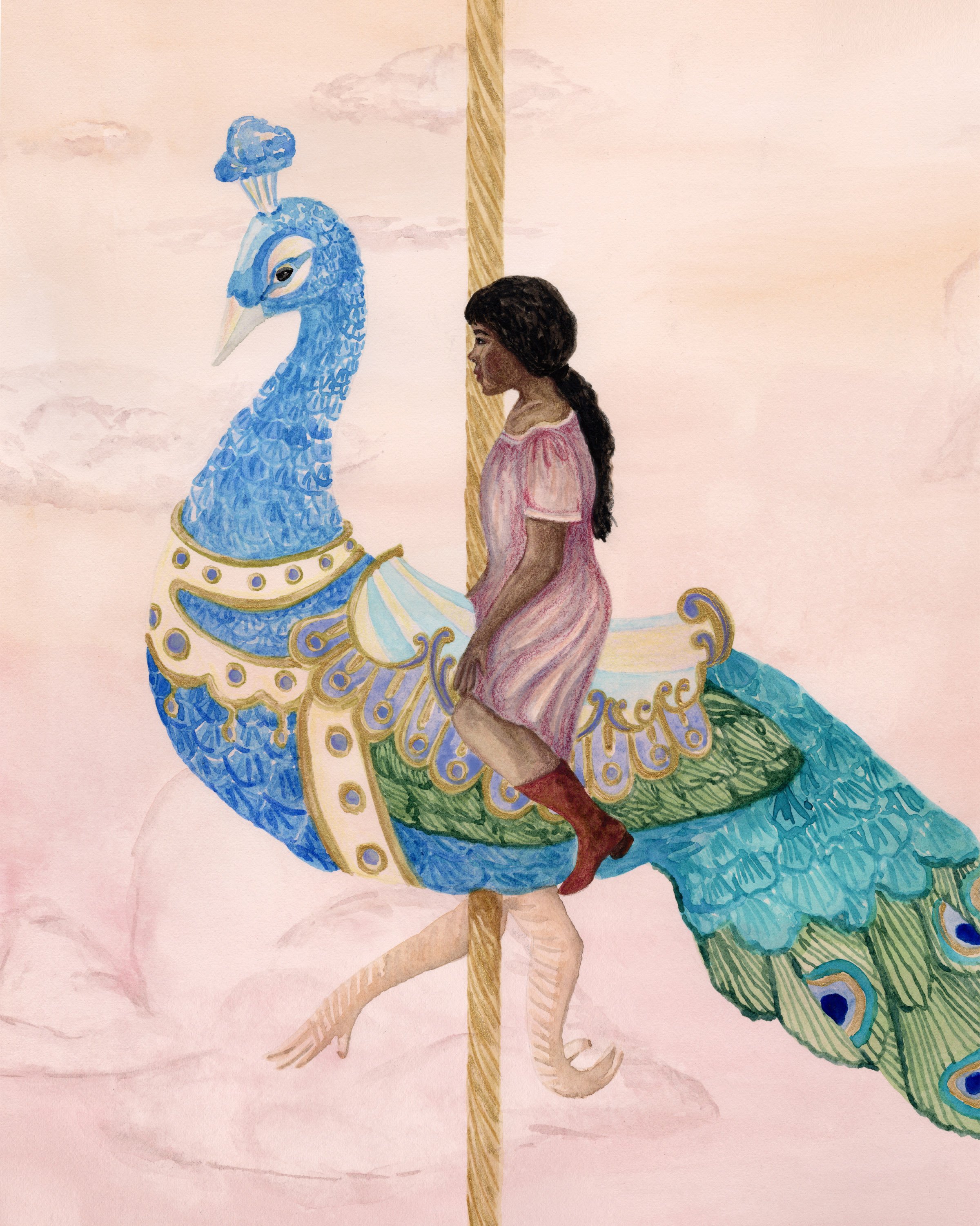 Peacock Ride 8 x 10 inches sm.jpg