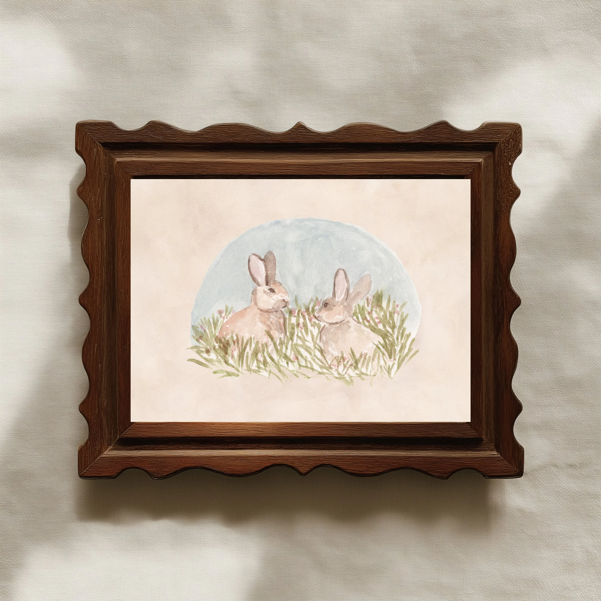 Bunnies Woodland Mini - Print