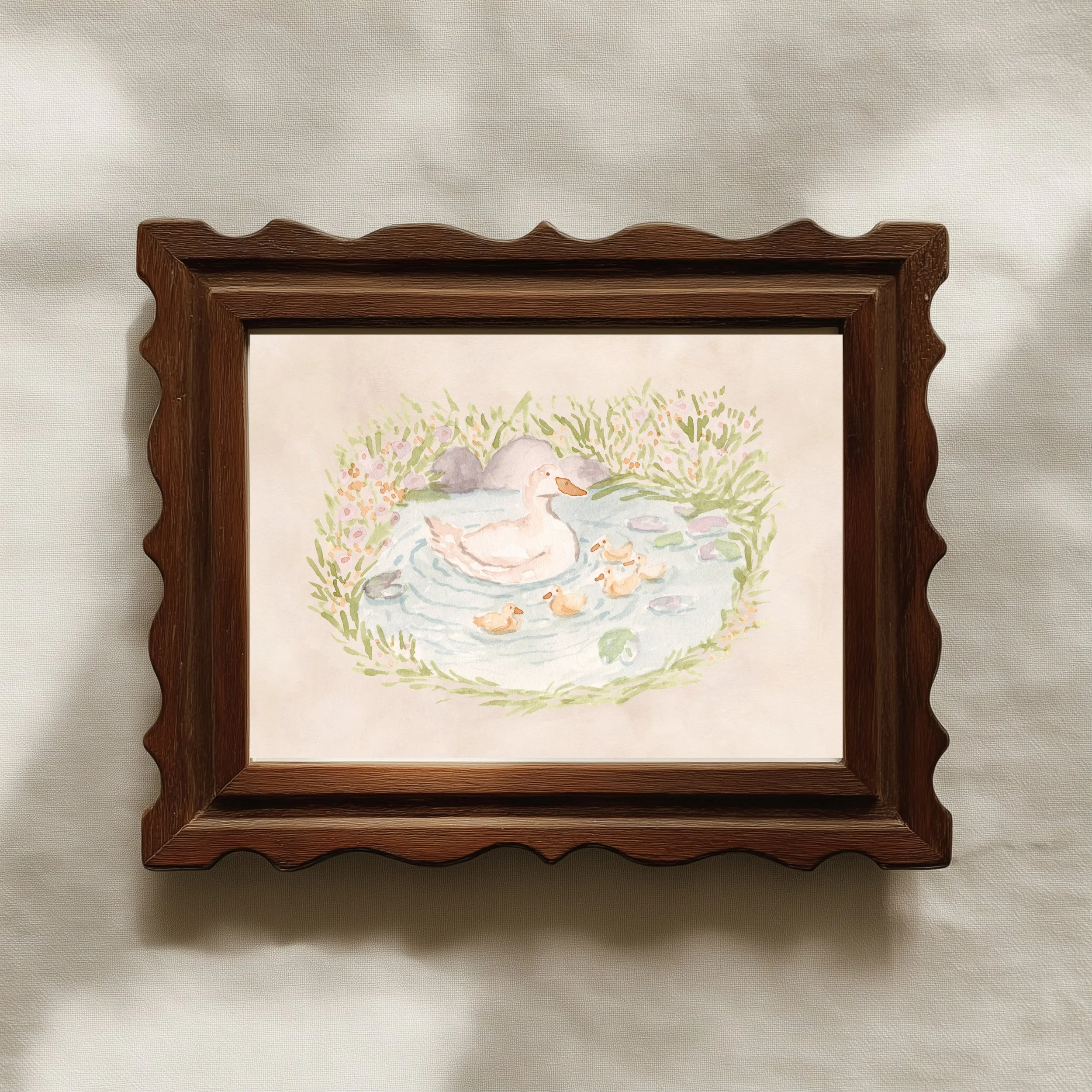Duck Pond Woodland Mini - Print