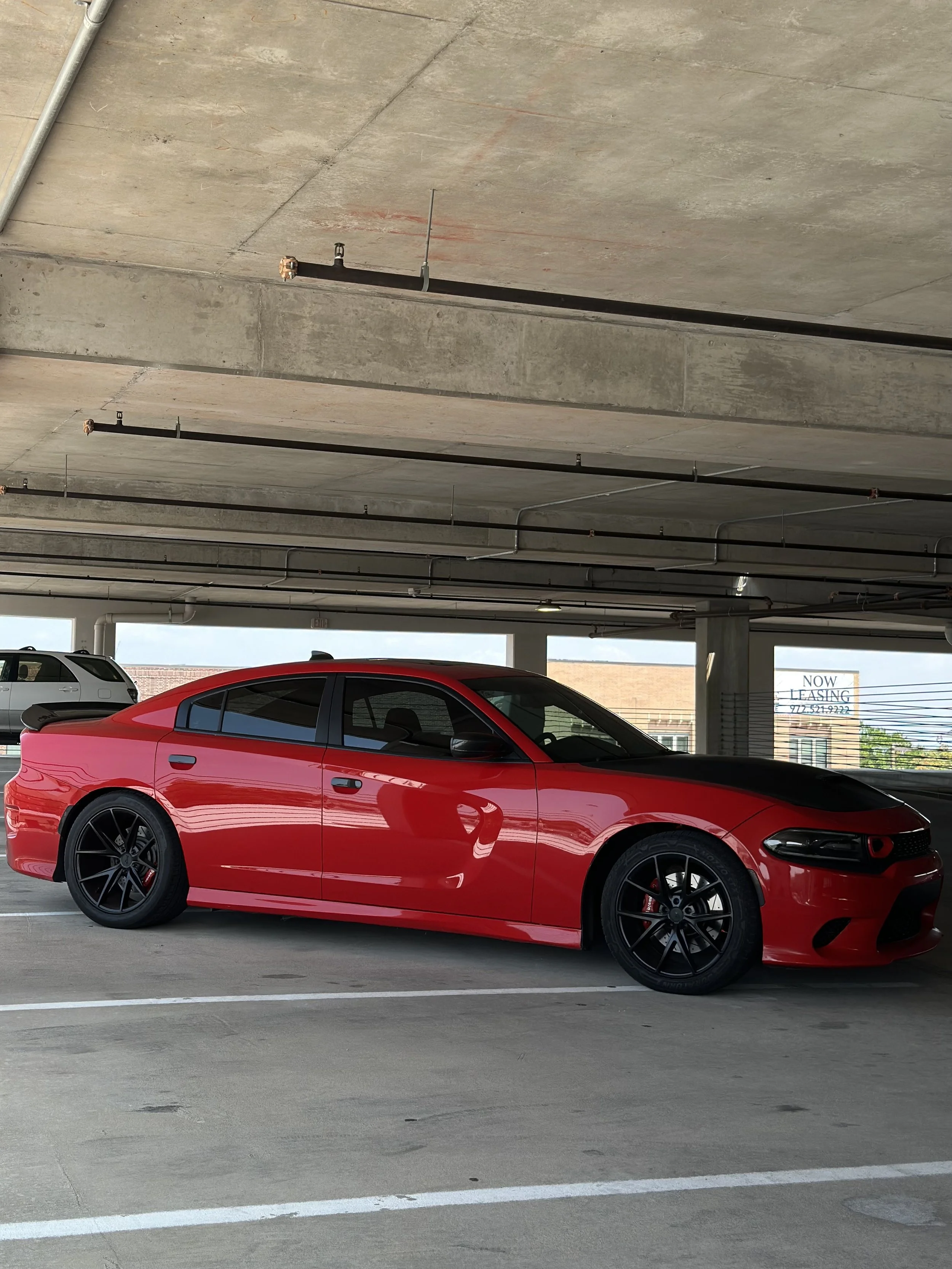 nano ceramic tint installed in a charger in mckinney texas