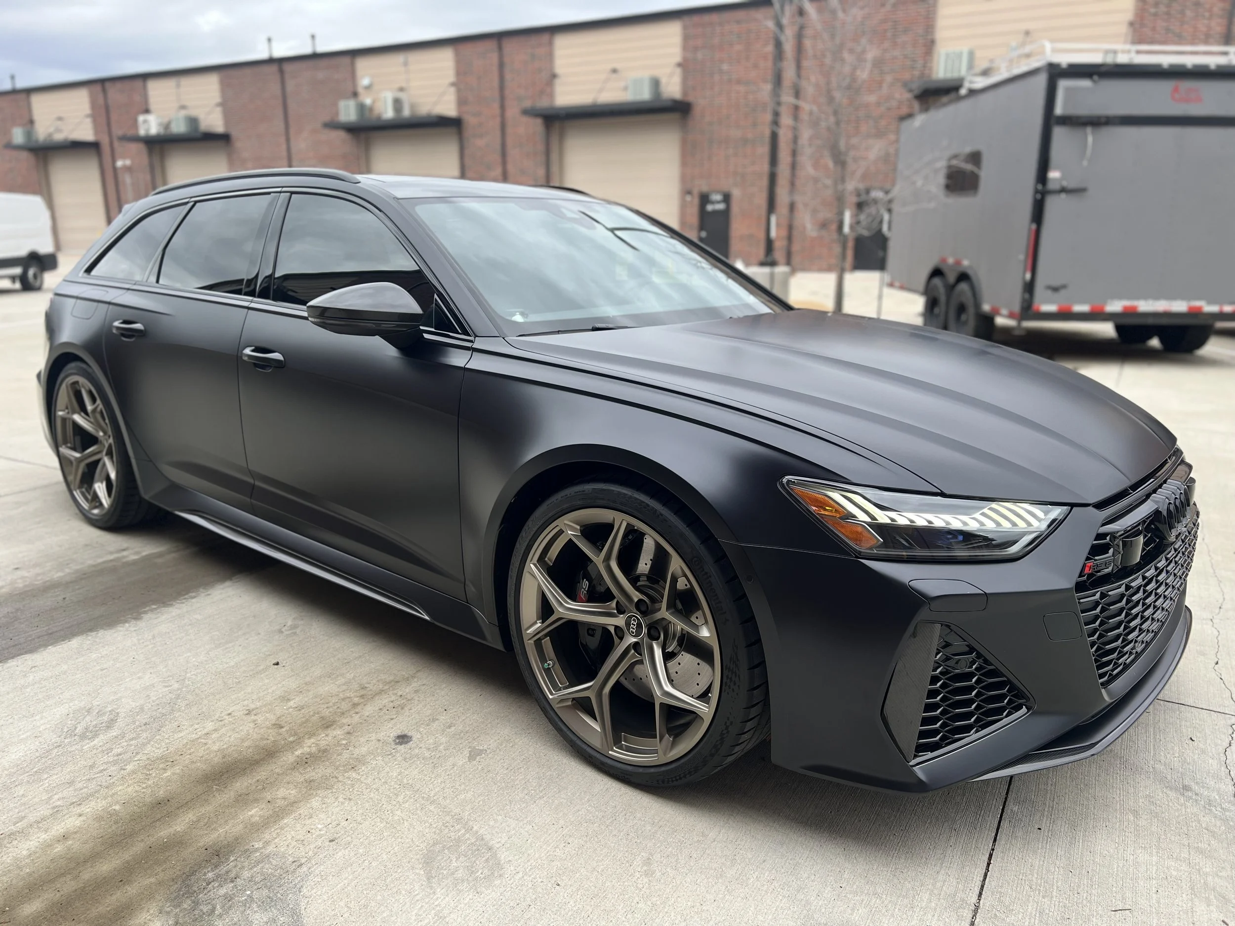 Full Exterior Detailing of an audi in lewisville Texas