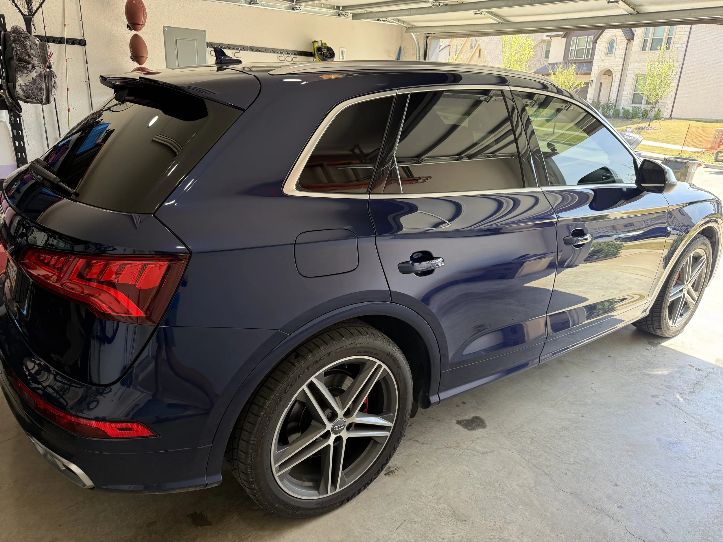 nano ceramic tint installed in an audi in aubrey texas