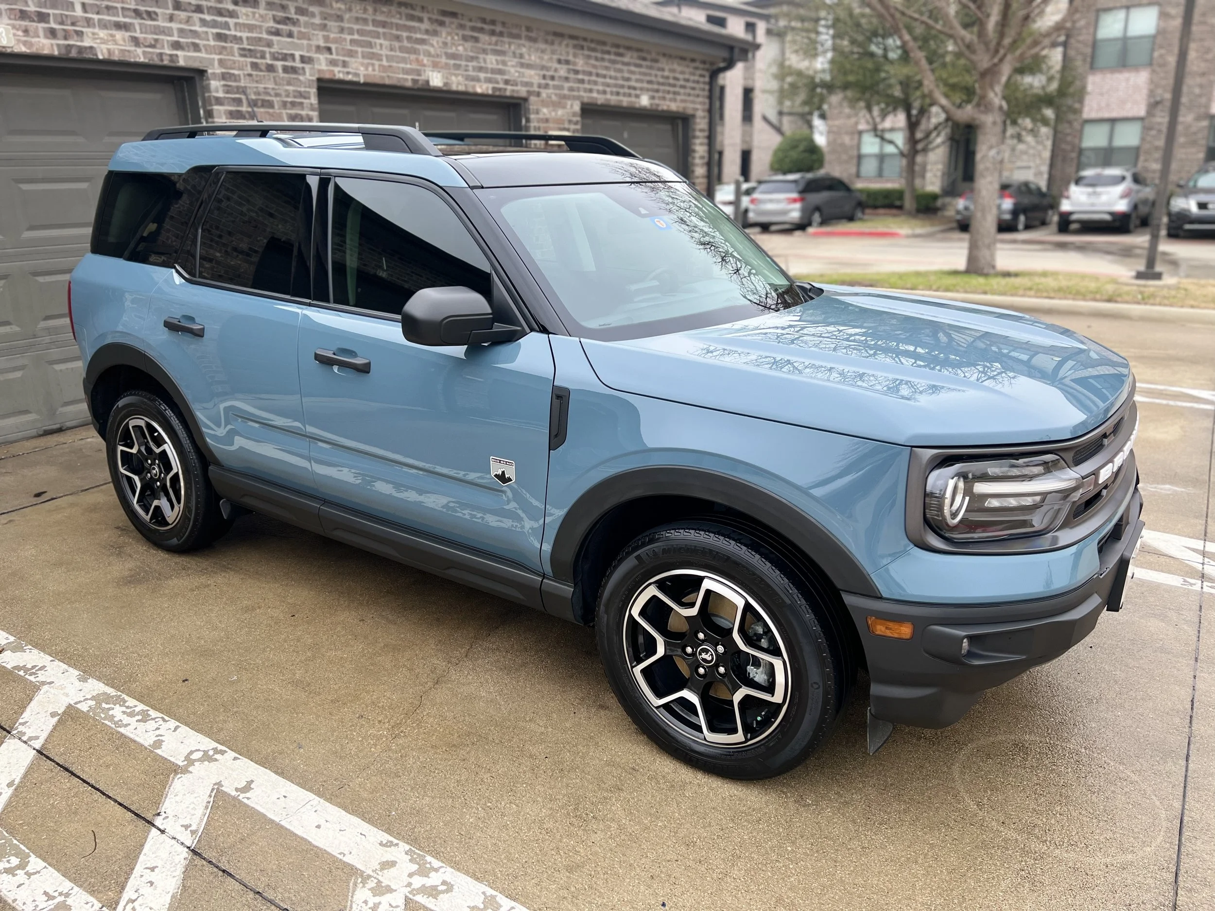 Full Exterior Detailing of a bronco in lucas Texas