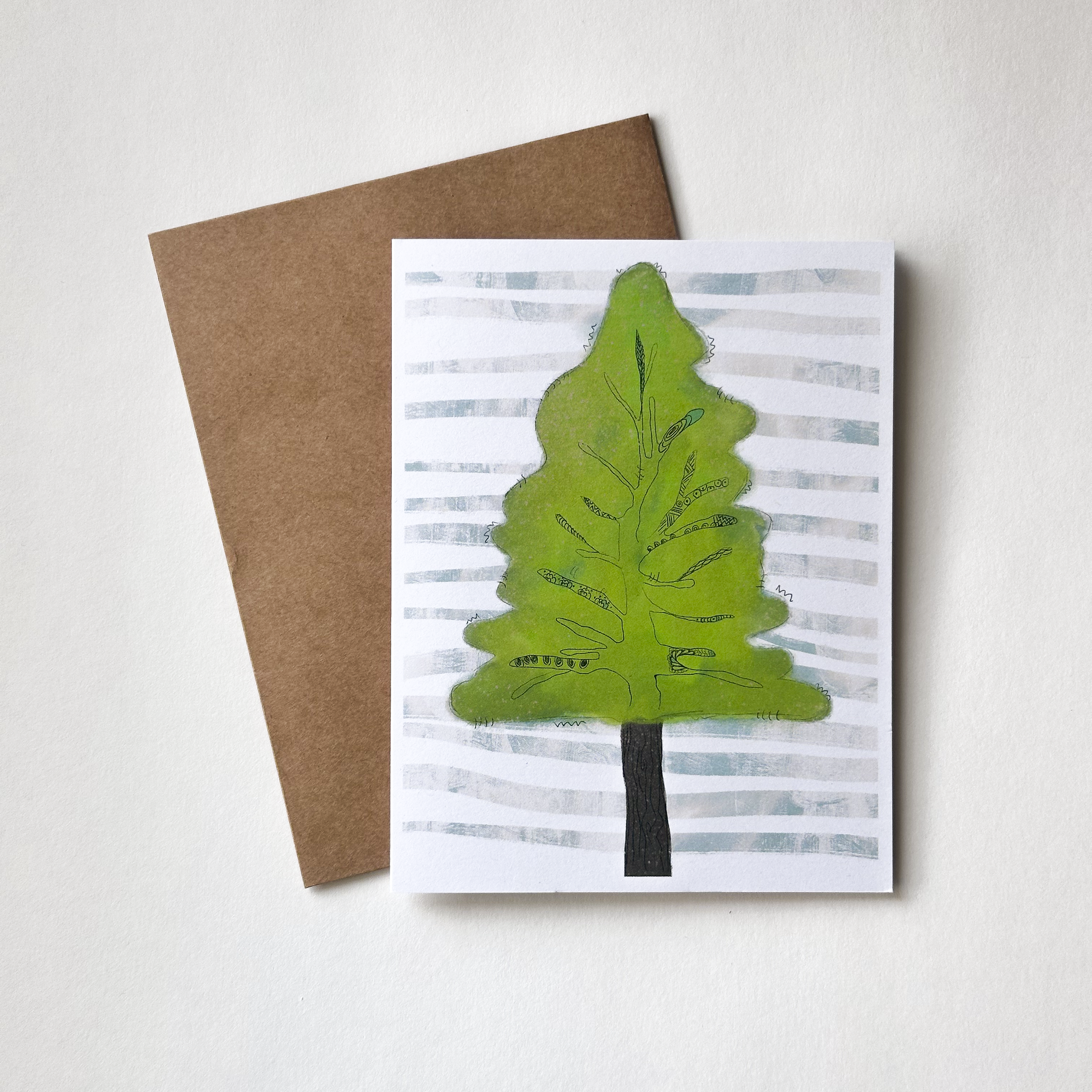 Tree Line - Greeting card